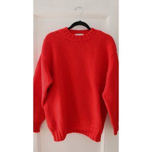 Vintage Barneys New York Red Wool Sweater